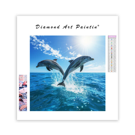Dolphin Joy - Diamond Painting