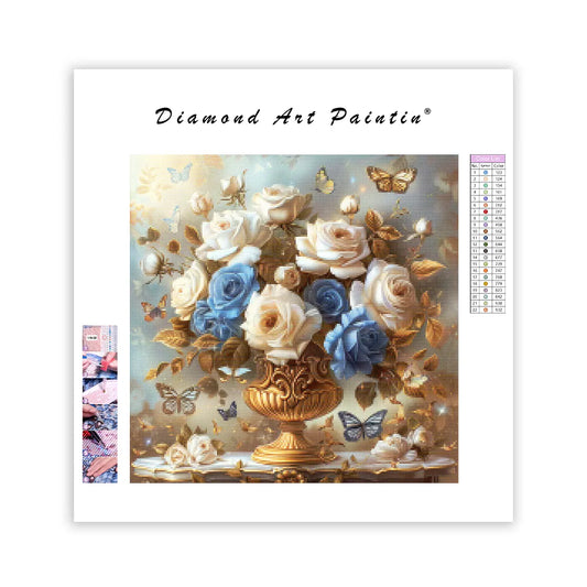 Blue Elegance – Diamond Painting