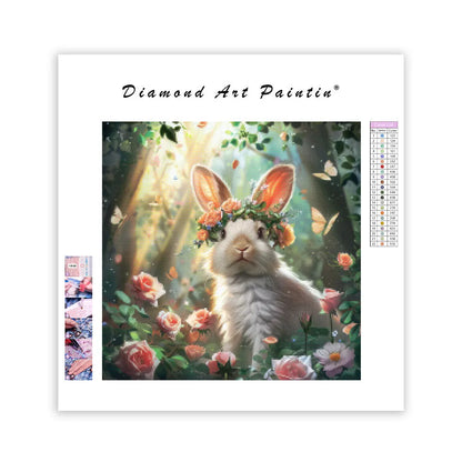 Bloom Bunny - Diamond Painting