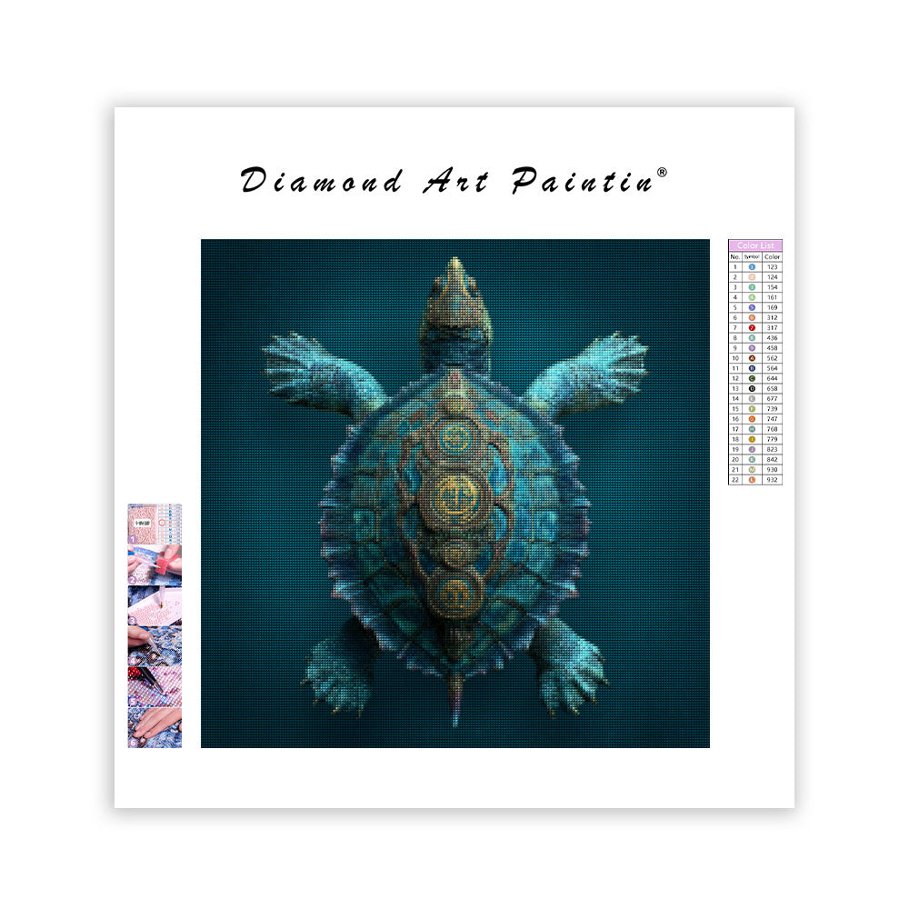 Mystic Dragon Turtle - Diamond Painting