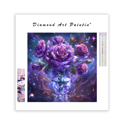 Galaxy Rose – Diamond Painting
