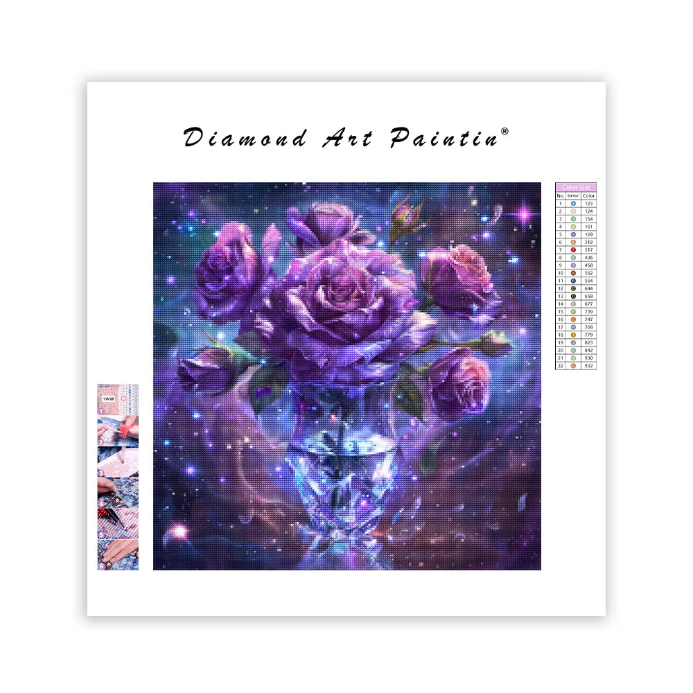 Galaxy Rose – Diamond Painting