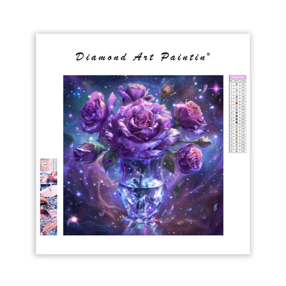 Galaxy Rose – Diamond Painting