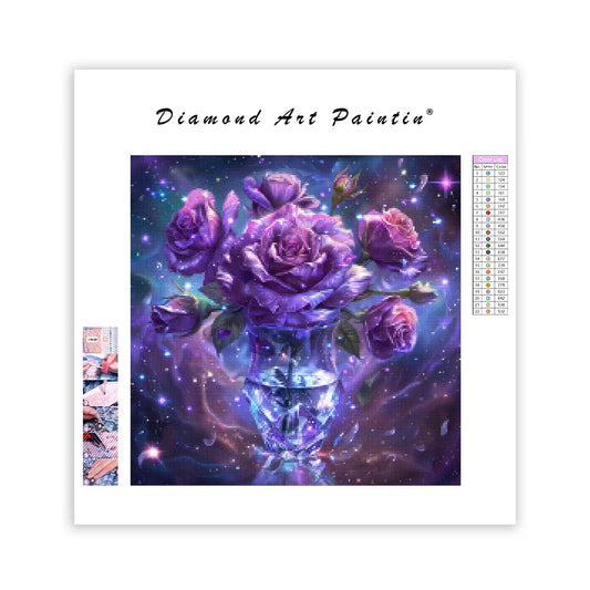 Galaxy Rose – Diamond Painting