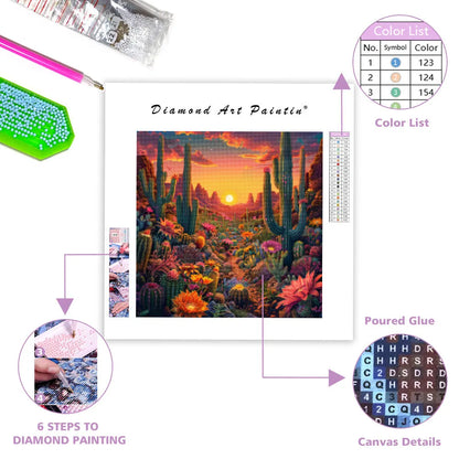 Desert Bloom - Diamond Painting