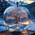 Frozen Apple - Diamond Painting