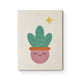 Happy Cactus with Stars - Punch Needle