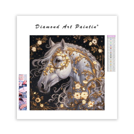 Flaming Radiance - Diamond Painting