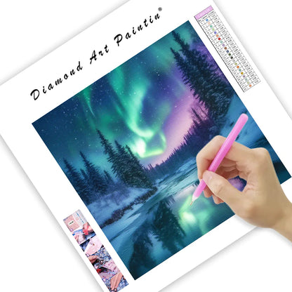 Aurora Winter Wonderland - Diamond Painting