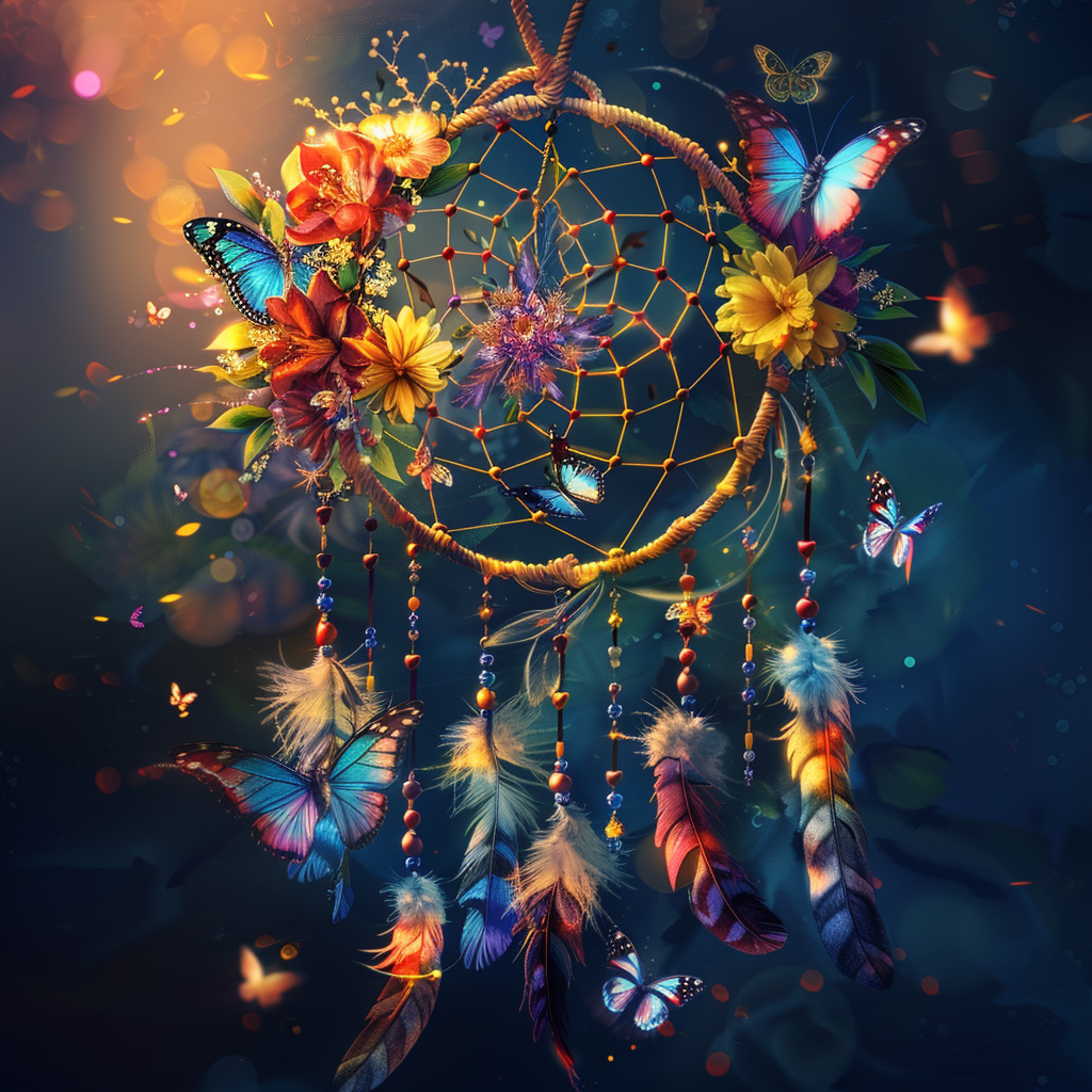 Butterfly Dreamcatcher - Diamond Painting