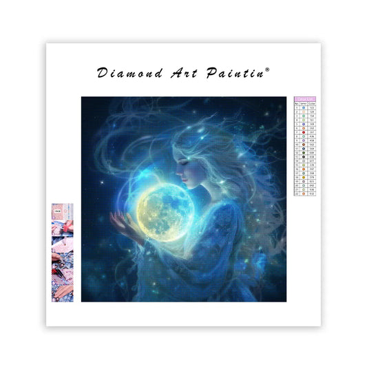 Moon Goddess - Diamond Painting