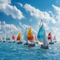 Summer Sailing Regatta - Diamond Painting