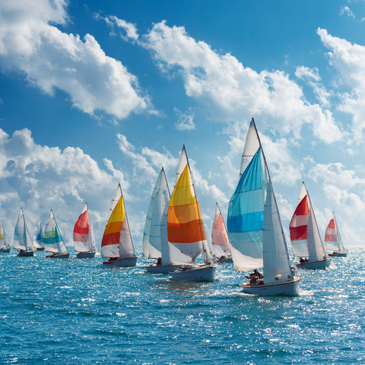 Summer Sailing Regatta - Diamond Painting