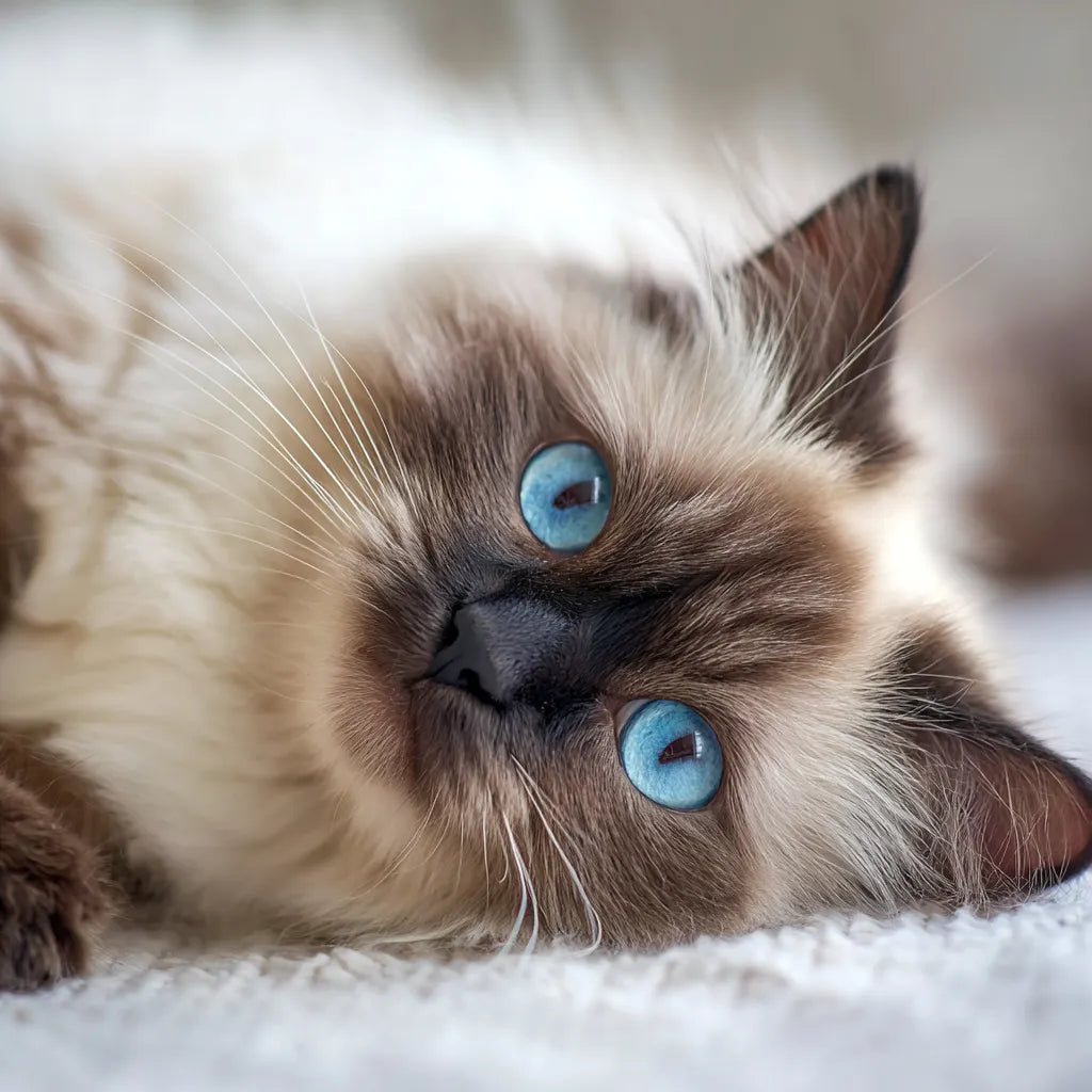 Ragdoll Belly Up - Diamond Painting