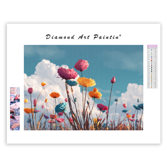 Giant Flower Field - Diamond Painting