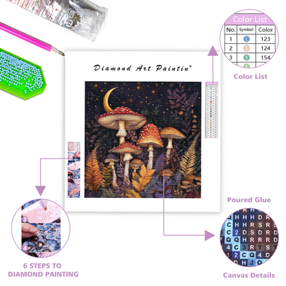 Mystical Botanical Illustration - Diamond Painting
