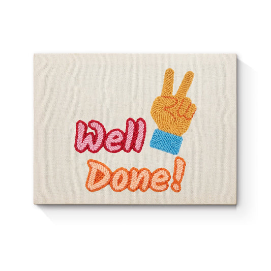 Well Done! - Punch Needle