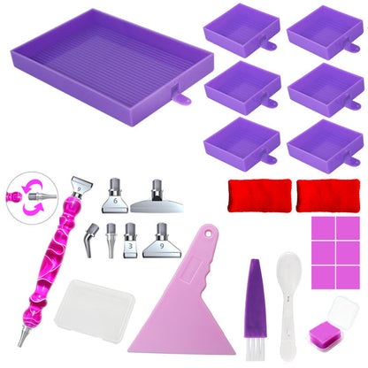 Multifunctional Funnel Row Drill Spot Drill Tray Set