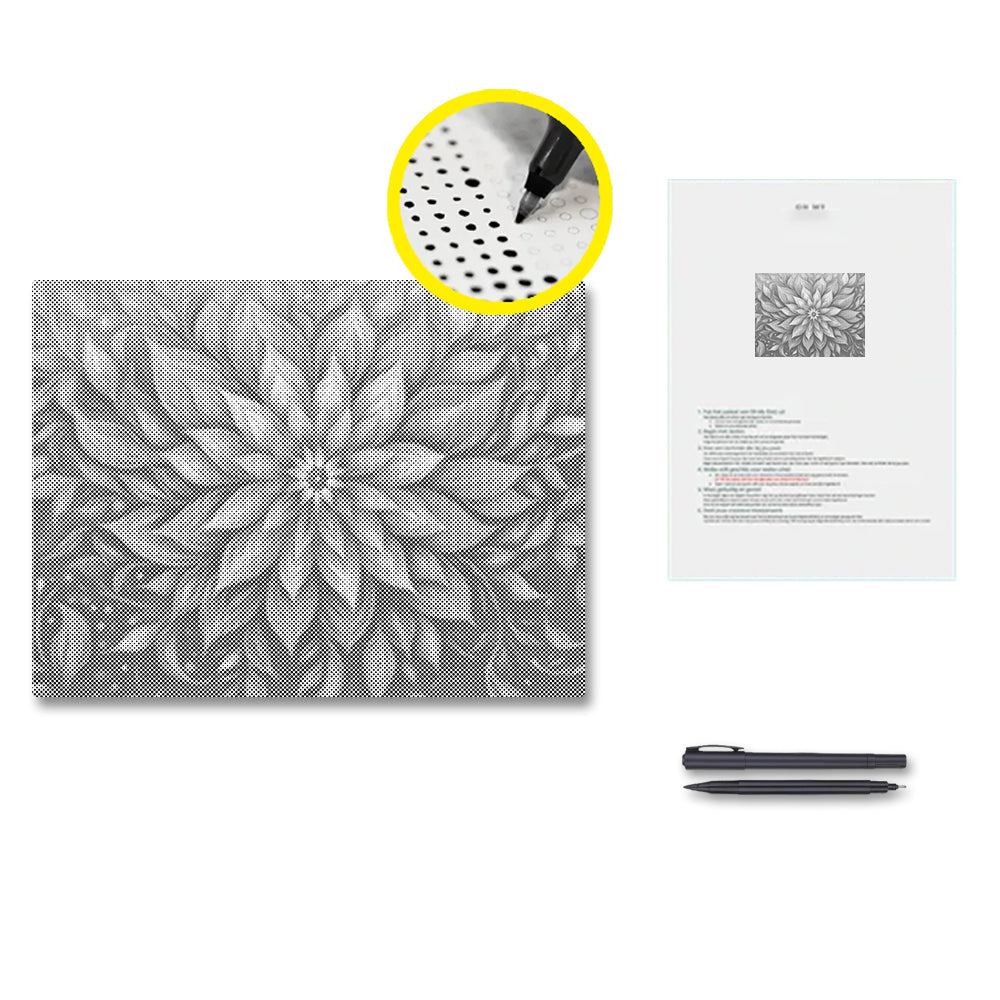 Mystic Bloom - Dot Painting