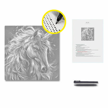 Majestic Unicorn - Dot Painting
