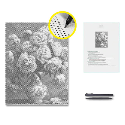 Peony - Dot Painting