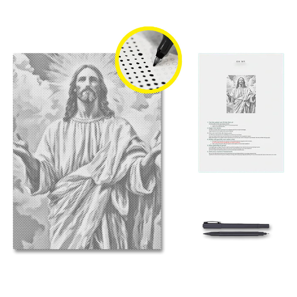 Divine Light - Dot Painting