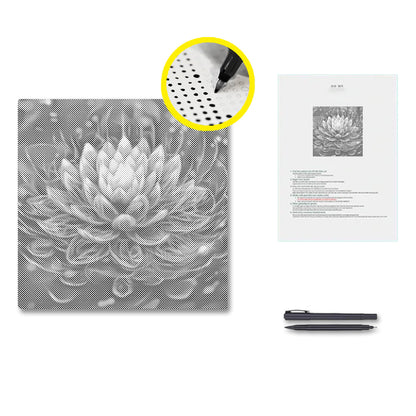 Mystical Lotus Flower - Dot Painting