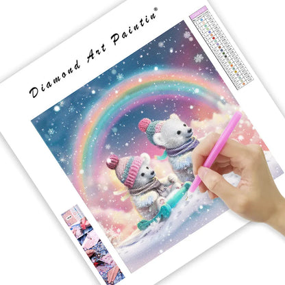 Winter Cubs - Diamond Painting