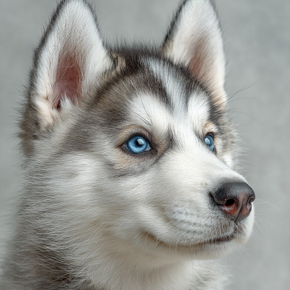 Inquisitive Fluffy Pup - Diamond Painting