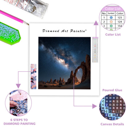 Grand Canyon Sunrise Colors - Diamond Painting