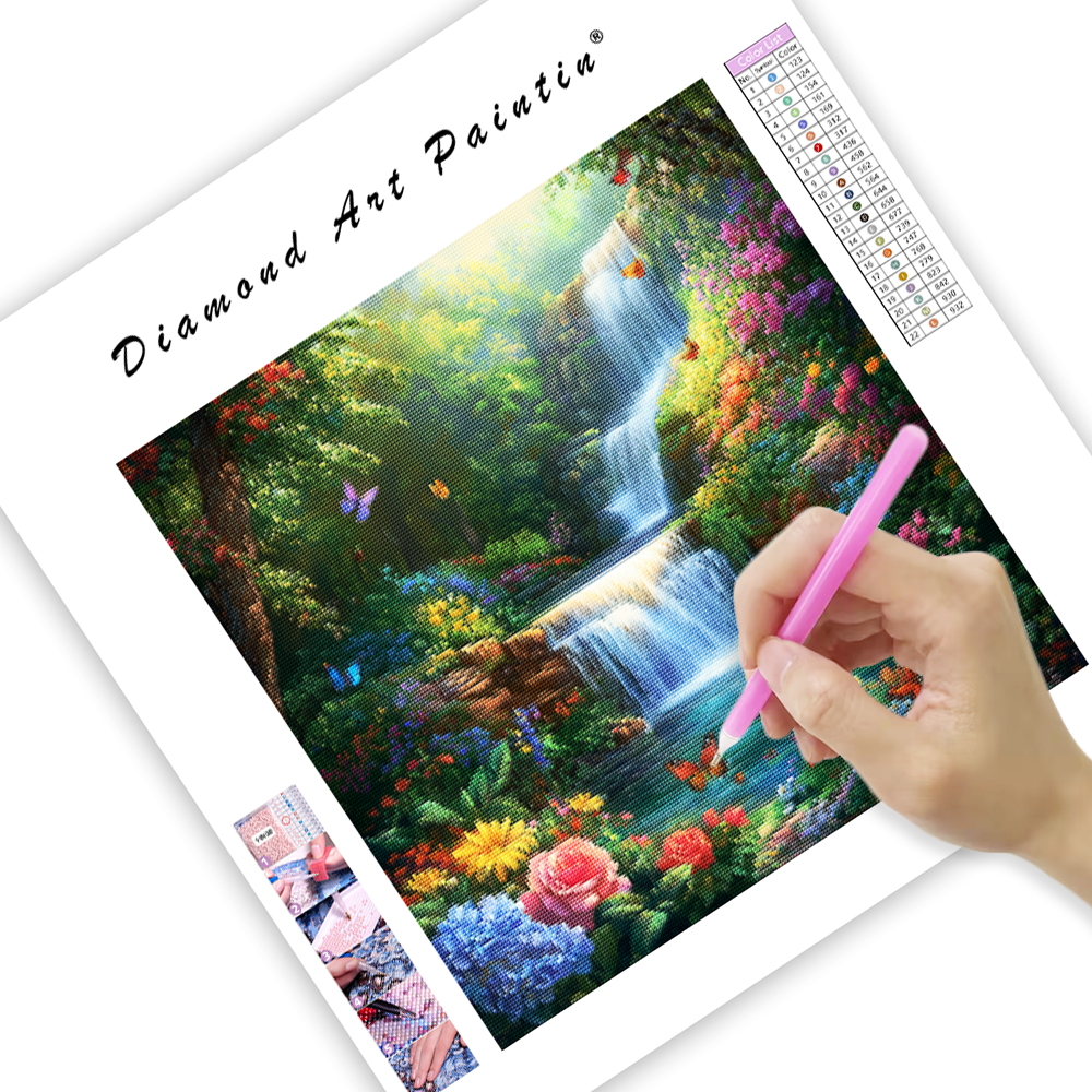 Waterfall Paradise - Diamond Painting
