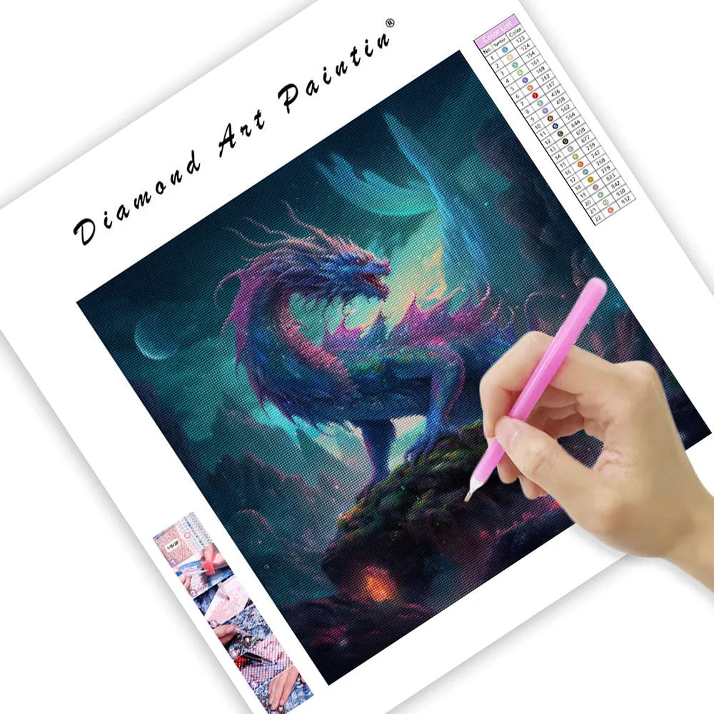 Crystal Dragon - Diamond Painting