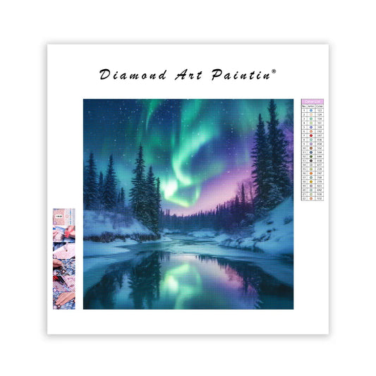 Aurora Winter Wonderland - Diamond Painting