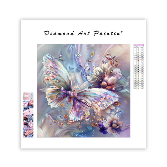 Crystal Butterfly Light - Diamond Painting
