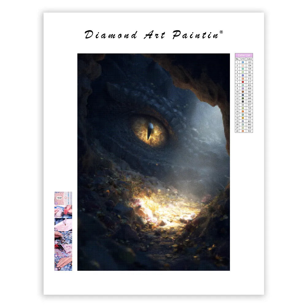 Dragon’s Eye in the Cave - Diamond Painting