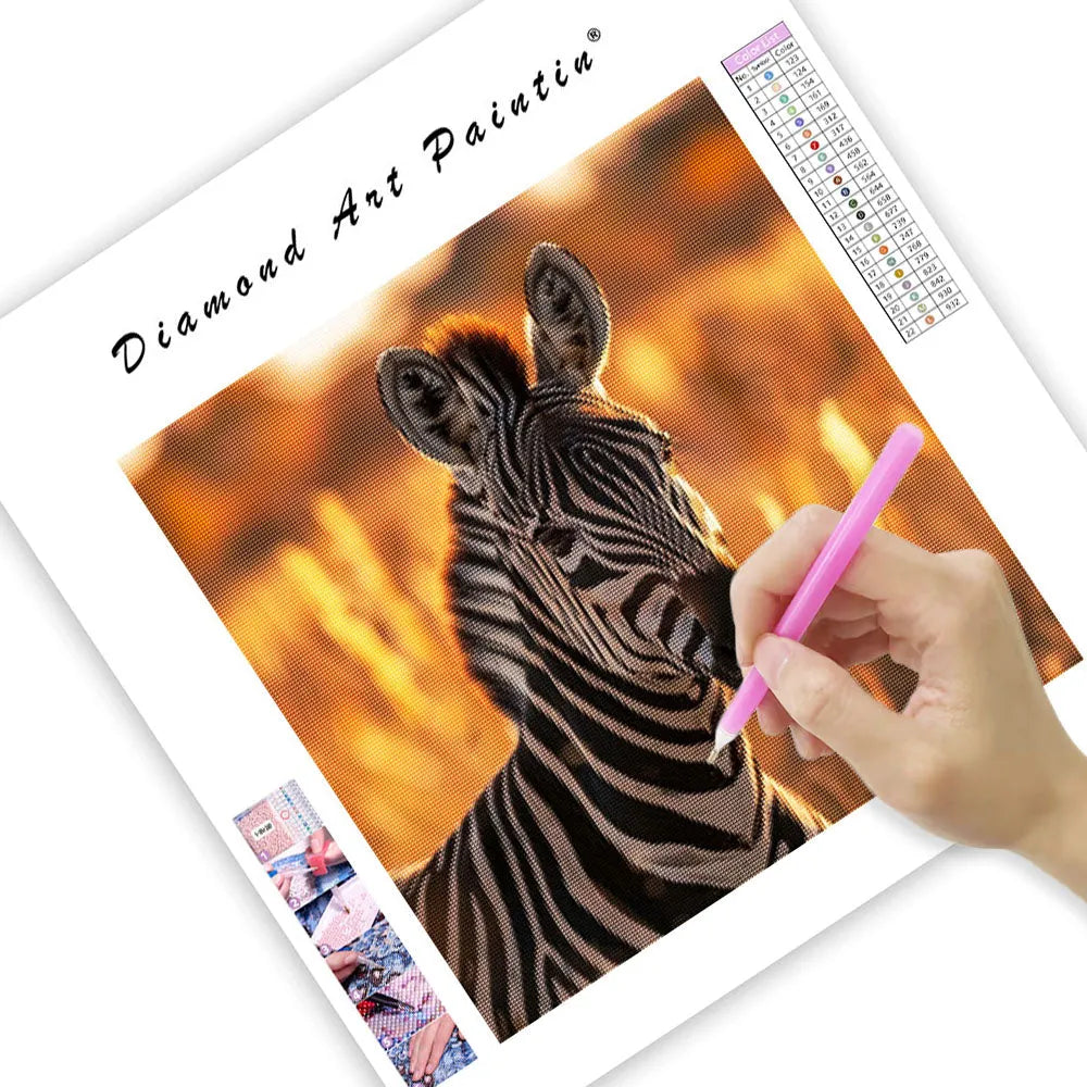 Zebra Stripes - Diamond Painting
