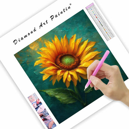 Golden Sunflower - Diamond Painting