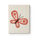 Pink & White Butterfly - Punch Needle