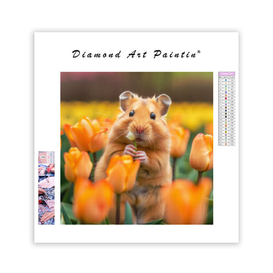 Tulip Hamster - Diamond Painting