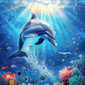 Ocean Dolphin Harmony - Diamond Painting