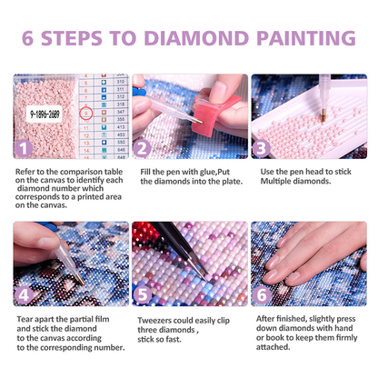 Flower Raccoon - Diamond Painting