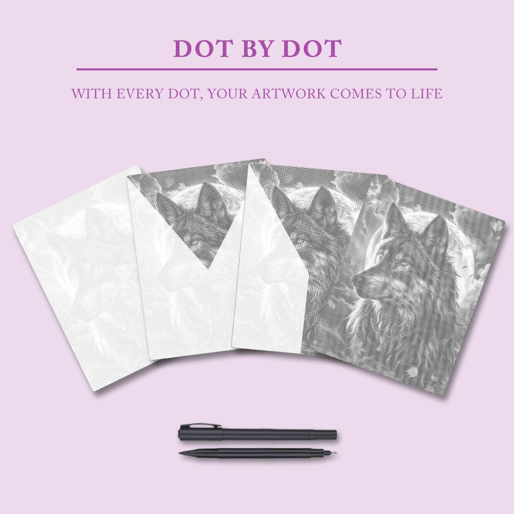 The King of Wolves - Dot Painting