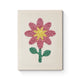 Pink Flower with Yellow Center - Punch Needle