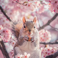 Sakura Squirrel - Diamond Painting