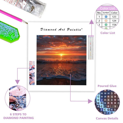 Golden Sunrise - Diamond Painting