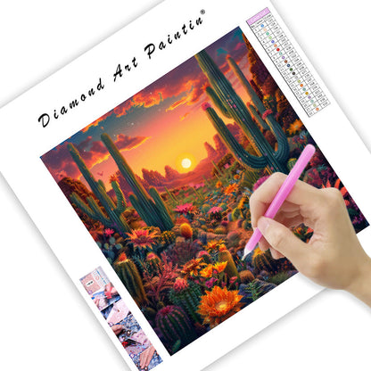 Desert Bloom - Diamond Painting