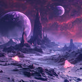 Alien Planet Vista - Diamond Painting