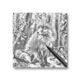 Fox In A Snowy Forest - Dot Painting