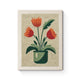 Orange Tulips - Punch Needle