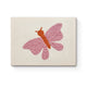 Pink Butterfly Embroidery - Punch Needle